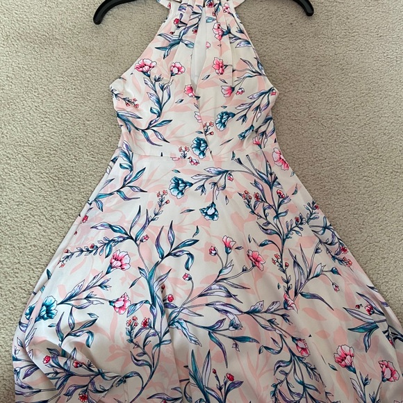 Express Flower Print Dress - Picture 3 of 5